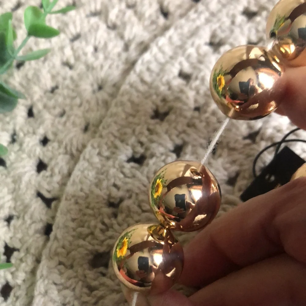 House of Harlow 1960 Gold Beaded Stretch Bracelet